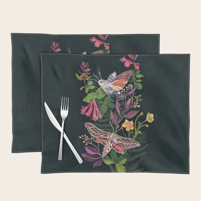 Hummingbird Moth Placemat Gallery Image 1