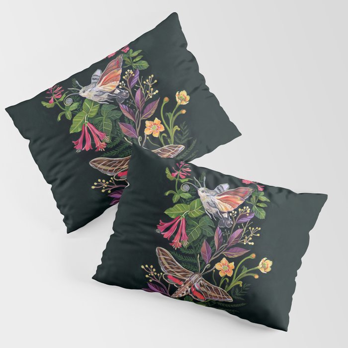 Hummingbird Moth Pillow Sham Gallery Image 3