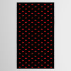 Y2K Cherries - Black Pattern Miniature Tablecloth Gallery Image 2