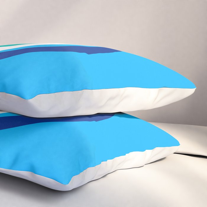 Mykonos: Vintage Travel Colour Series 03 Pillow Sham Gallery Image 3