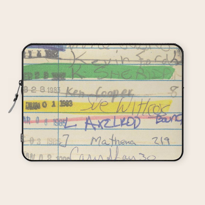 Library Card 3503 Exploring the Moon Laptop Sleeve Gallery Image 1
