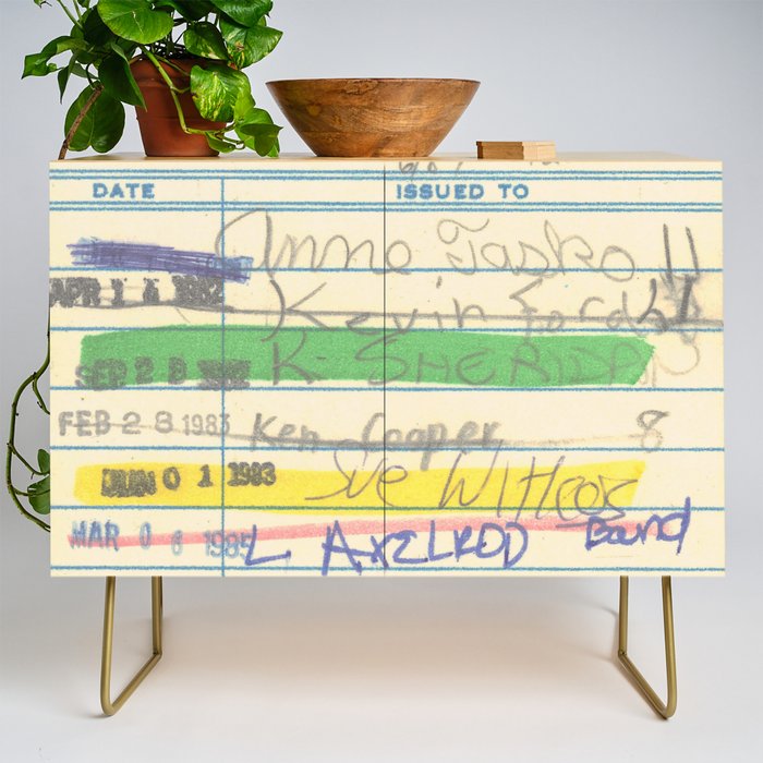 Library Card 3503 Exploring the Moon Credenza Gallery Image 1