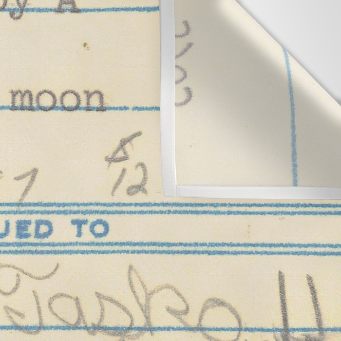 Library Card 3503 Exploring the Moon Wall Tapestry Gallery Image 3