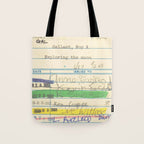 Library Card 3503 Exploring the Moon Tote Bag Gallery Image 1