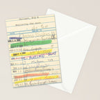 Library Card 3503 Exploring the Moon Stationery Card Gallery Image 2