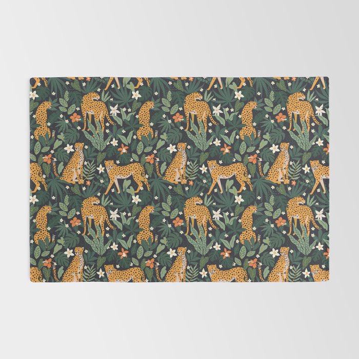 Cheetahs in the tropical Rug Gallery Image 2