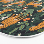 Cheetahs in the tropical Bath Mat Gallery Image 3