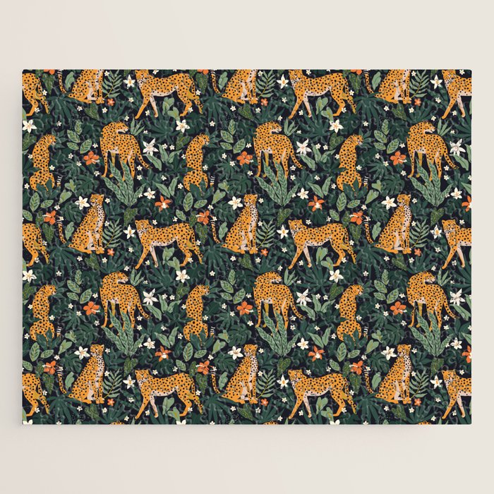 Cheetahs in the tropical Jigsaw Puzzle Gallery Image 1
