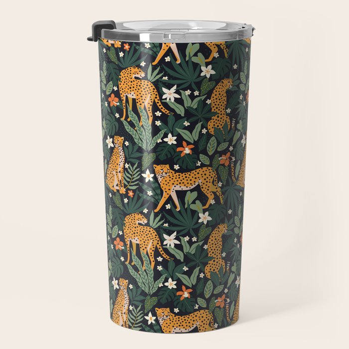 Cheetahs in the tropical Travel Mug Gallery Image 3