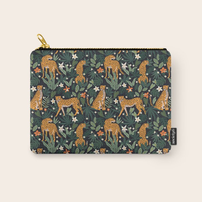 Cheetahs in the tropical Carry All Pouch Gallery Image 1
