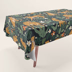 Cheetahs in the tropical Tablecloth Gallery Image 1