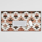 Aztec, Boho Art Prints Desk Mat Gallery Image 1