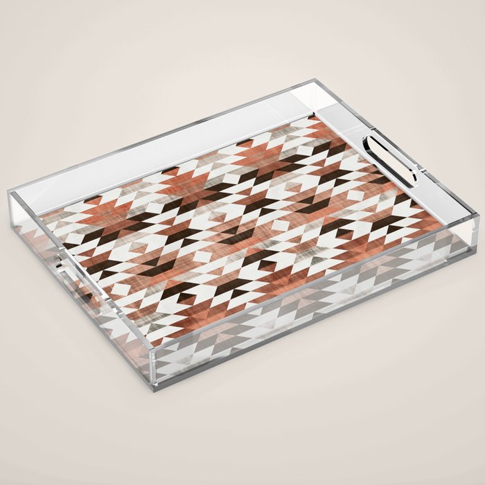 Aztec, Boho Art Prints Acrylic Tray Gallery Image 1
