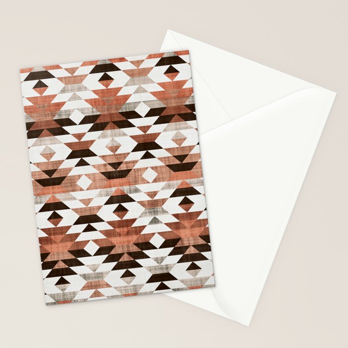 Aztec, Boho Art Prints Stationery Card Gallery Image 2