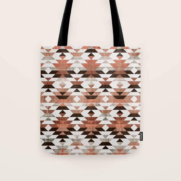 Aztec, Boho Art Prints Tote Bag Gallery Image 1