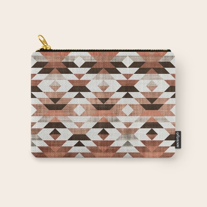 Aztec, Boho Art Prints Carry All Pouch Gallery Image 1