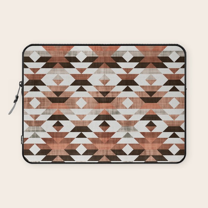Aztec, Boho Art Prints Laptop Sleeve Gallery Image 1