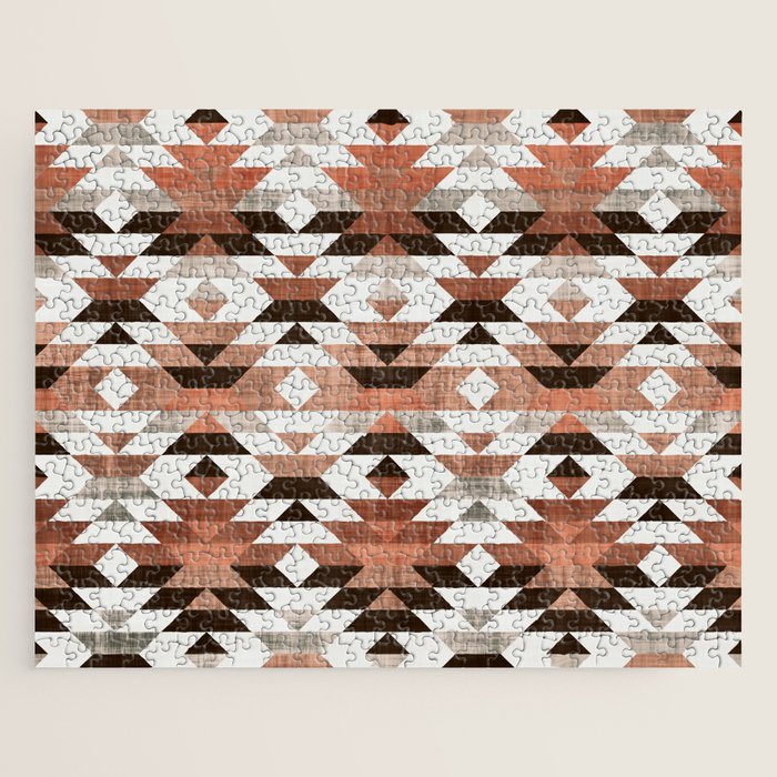 Aztec, Boho Art Prints Jigsaw Puzzle Gallery Image 1