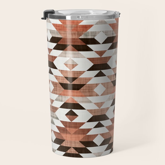 Aztec, Boho Art Prints Travel Mug Gallery Image 3