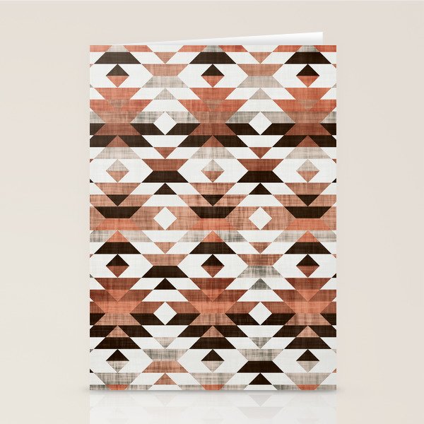 Aztec, Boho Art Prints Stationery Card Gallery Image 1