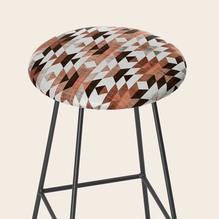 Aztec, Boho Art Prints Stool Gallery Image 2