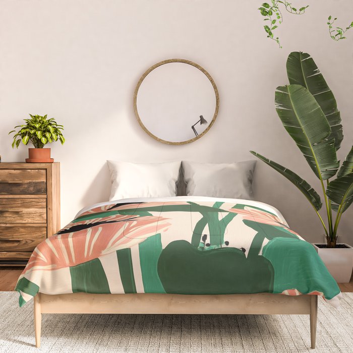 Modern Wild Poppies Comforter Gallery Image 3