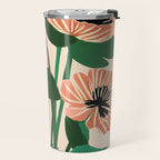 Modern Wild Poppies Travel Mug Gallery Image 2