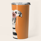Dog Portrait Travel Mug Gallery Image 2