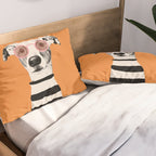 Dog Portrait Pillow Sham Gallery Image 2