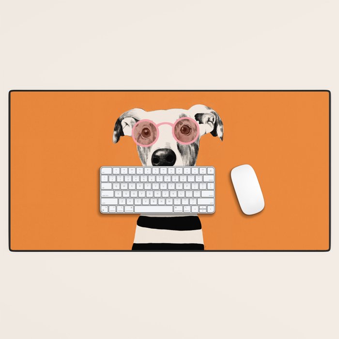 Dog Portrait Desk Mat Gallery Image 1