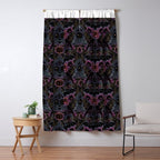 Gothic Halloween - celestial rainbow  Window Curtain Gallery Image 5