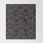 Gothic Halloween - celestial rainbow  Throw Blanket Gallery Image 2