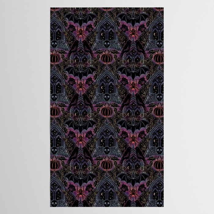 Gothic Halloween - celestial rainbow  Tablecloth Gallery Image 2