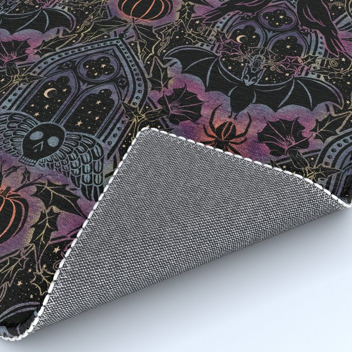 Gothic Halloween - celestial rainbow  Rug Gallery Image 4