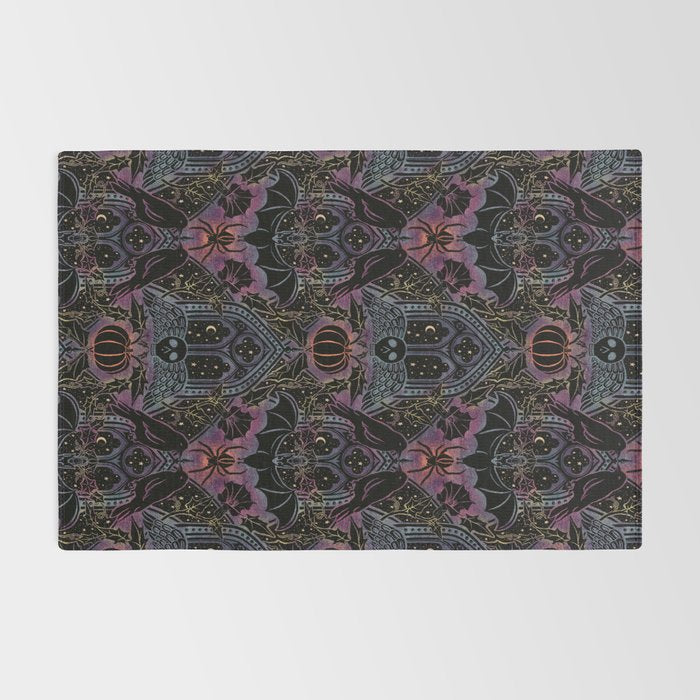 Gothic Halloween - celestial rainbow  Rug Gallery Image 2