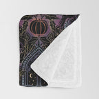 Gothic Halloween - celestial rainbow  Throw Blanket Gallery Image 3
