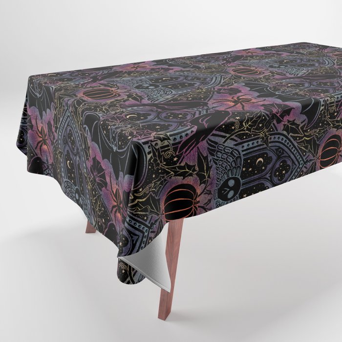 Gothic Halloween - celestial rainbow  Tablecloth Gallery Image 1