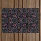 Gothic Halloween - celestial rainbow  Outdoor Rug Gallery Image 1