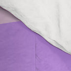Retro Dream Abstract Liquid Swirl Pattern in Light Purple Comforter Gallery Image 4