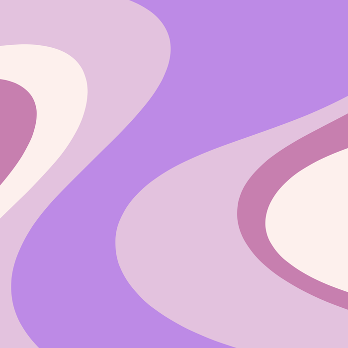 Retro Dream Abstract Liquid Swirl Pattern in Light Purple Coffee Mug Gallery Image 2
