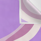 Retro Dream Abstract Liquid Swirl Pattern in Light Purple Wall Tapestry Gallery Image 3