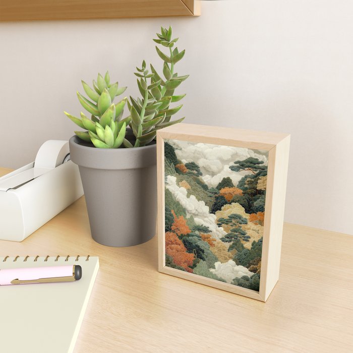 Japandi Fall Forest Wall Art maximalist Autumn Decor Art Nouveau Japanese Poster vintage Poster Mini Art Print Gallery Image 2