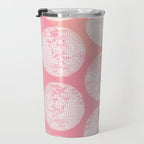 Disco Ball - Blush Travel Mug Gallery Image 3
