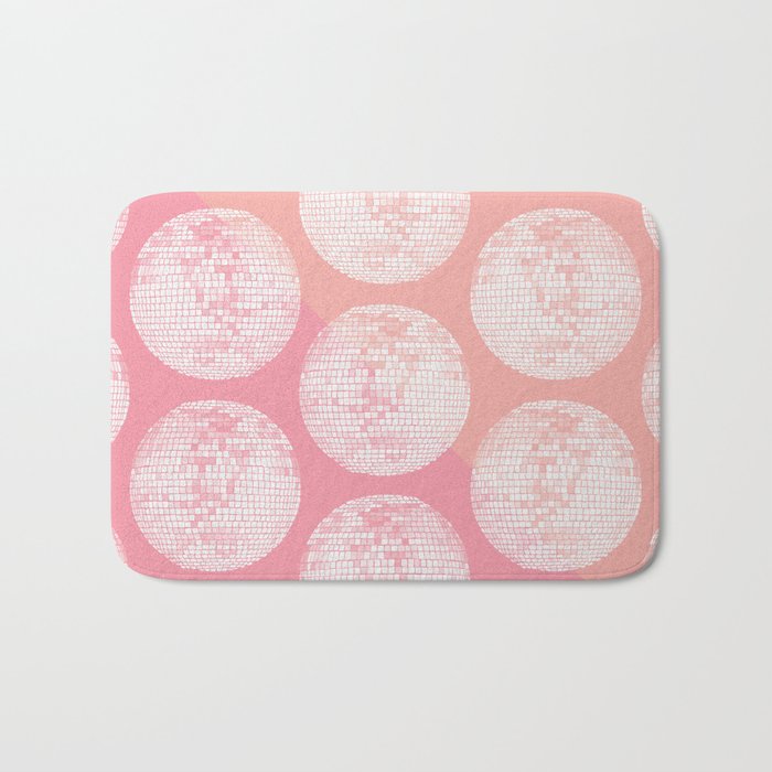 Disco Ball - Blush Bath Mat Gallery Image 1