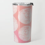 Disco Ball - Blush Travel Mug Gallery Image 2