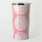 Disco Ball - Blush Travel Mug Gallery Image 1