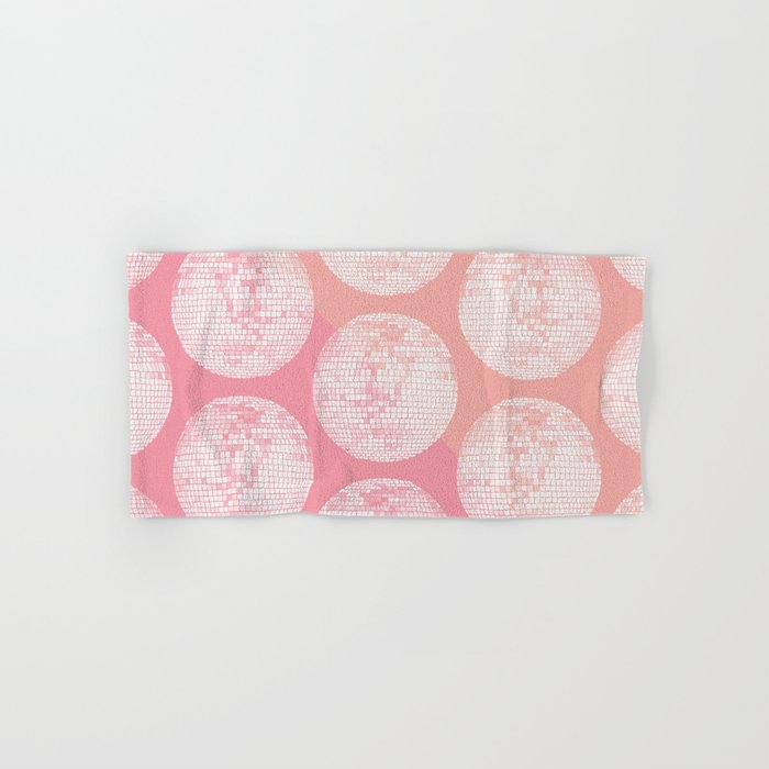 Disco Ball - Blush Bath Towel Gallery Image 1