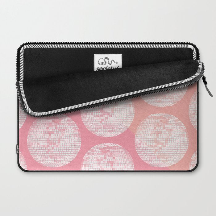 Disco Ball - Blush Laptop Sleeve Gallery Image 2