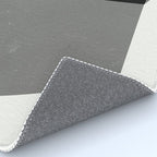 Minimalist greyscale geometry Rug Gallery Image 4