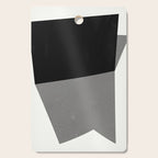 Minimalist greyscale geometry Cutting Board Gallery Image 1